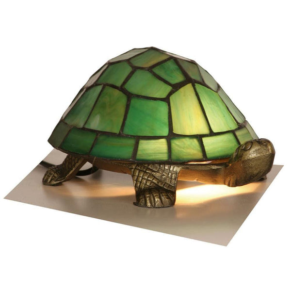 Tiffany Gift Table Lamps - Oaks Tiffany Green Tortoise Table Lamp OT 950 GR