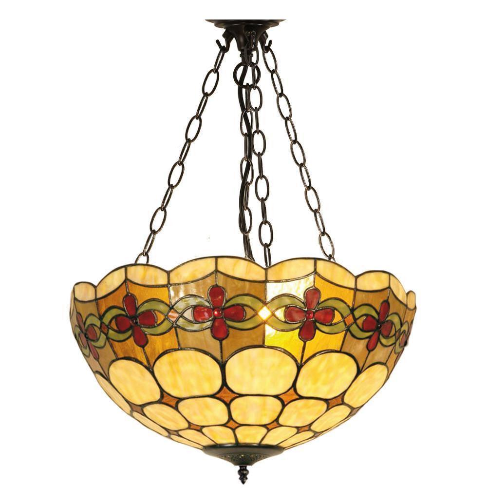 Small Inverted Light Inverted Pendant Lights Art Deco Brass Inverted Dome Six Light Pendant