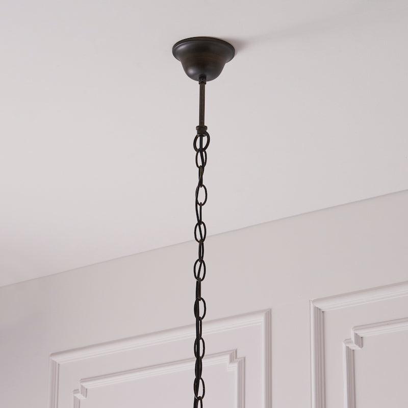 Atlantic Tiffany Teardrop Ceiling Light, single bulb fitting