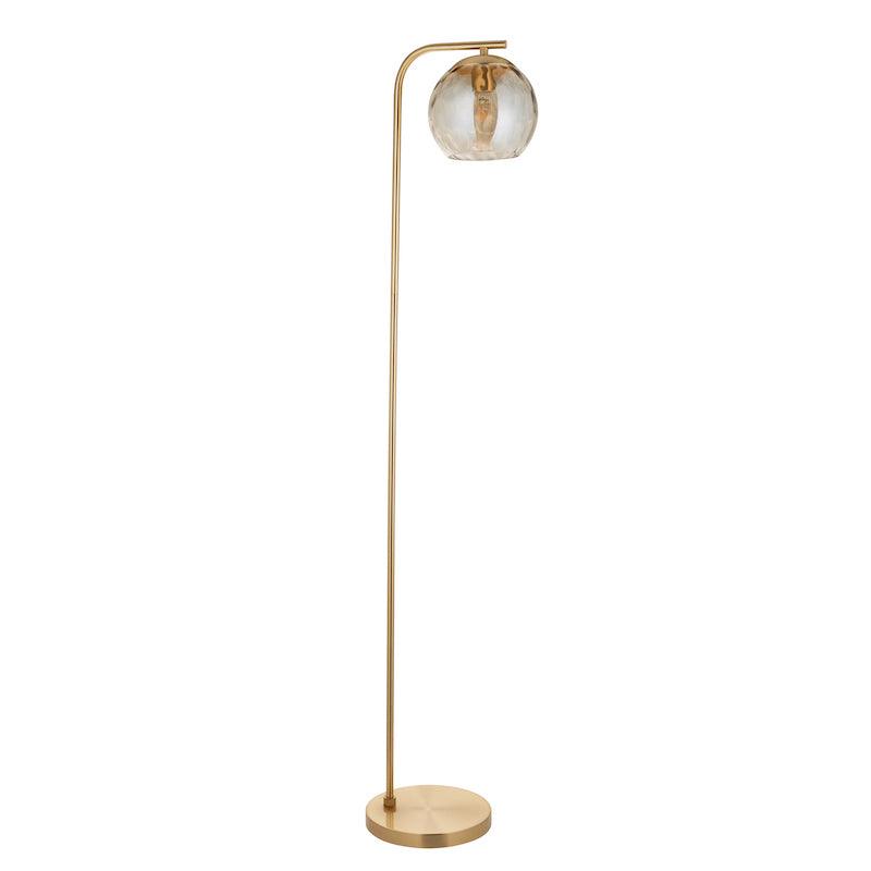 Endon Dimple 1 Light Brass Finish Floor Lamp by Endon Lighting 9
