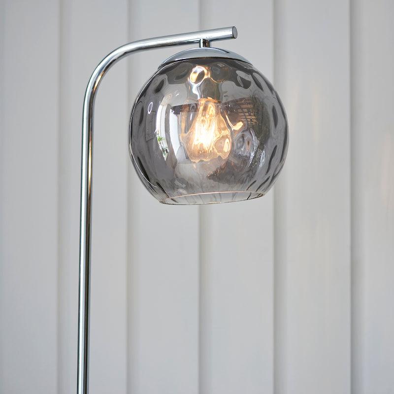 Endon Dimple 1 Light Chrome Finish Floor Lamp by Endon Lighting 7