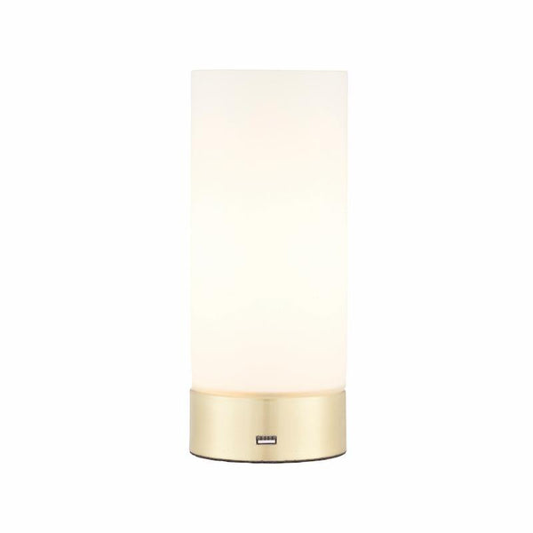 Dara 1lt Brass Table Lamp by Endon Lighting