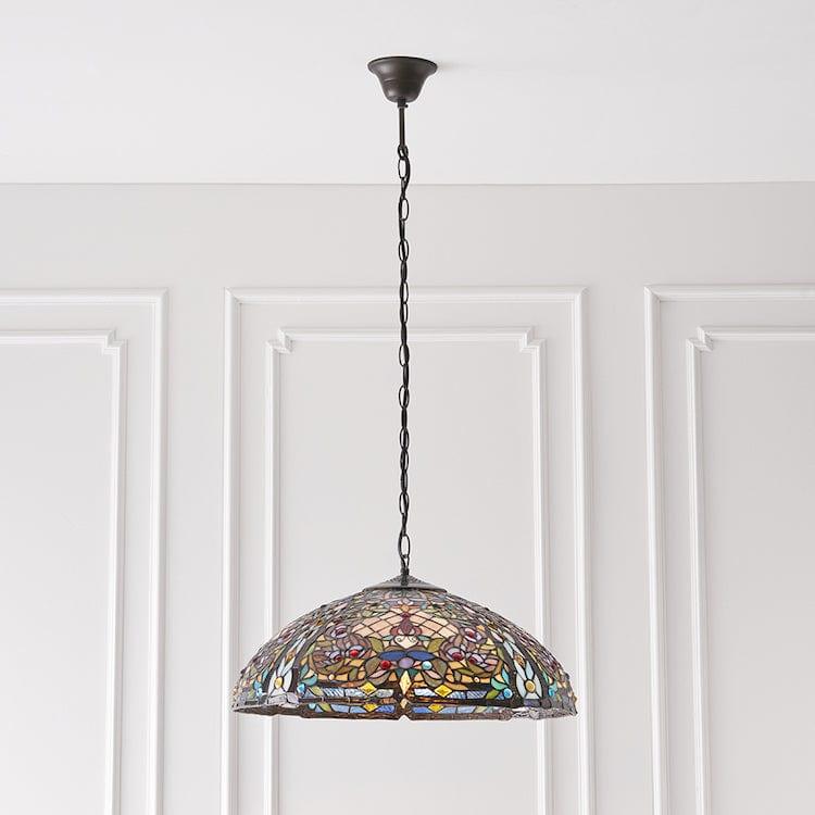 Anderson Tiffany Ceiling Light - 3 Bulb Fitting