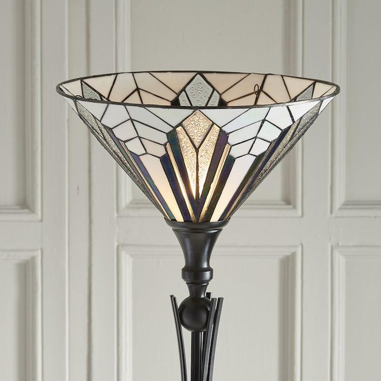 Interiors 1900 Astoria Uplighter Tiffany Floor Lamp