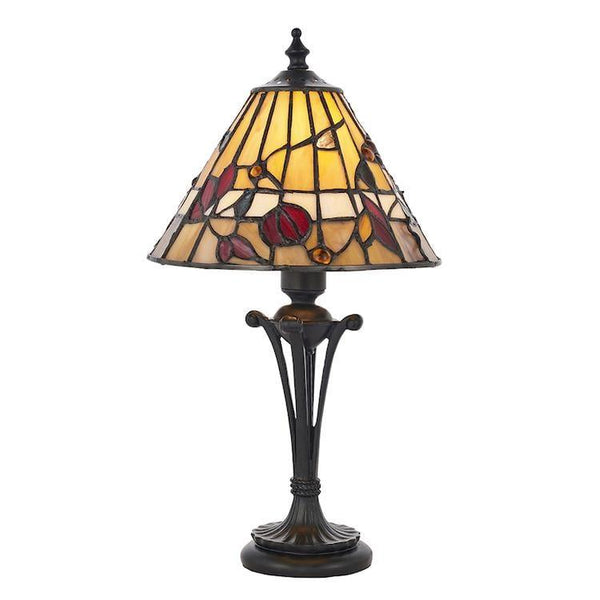 Tiffany Bedside Lamps - Bernwood Small Tiffany Table Lamp 63950