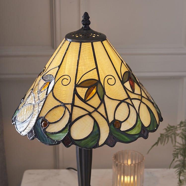Interiors 1900 Jamelia Small Tiffany Lamp