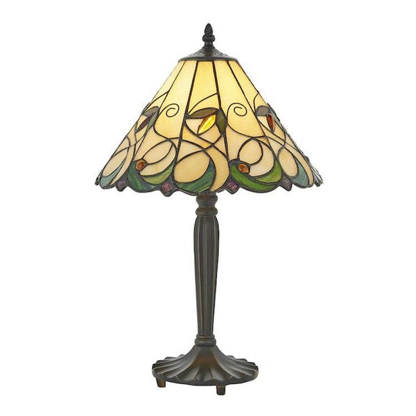 Tiffany Bedside Lamps - Jamelia Small Tiffany Table Lamp 64195