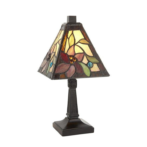 Tiffany Bedside Lamps - Lelani Mini Tiffany Table Lamp 64229