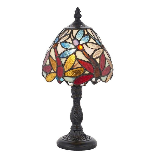 Tiffany Bedside Lamps - Lorette Tiffany Bedside Lamp 64246