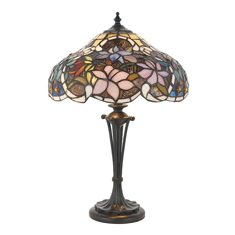 Tiffany Bedside Lamps - Sullivan Small Tiffany Table Lamp 64327