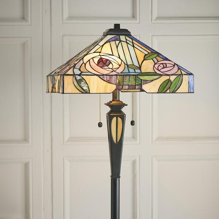 Tiffany Floor Lamps - Willow Tiffany Floor Lamp 64383