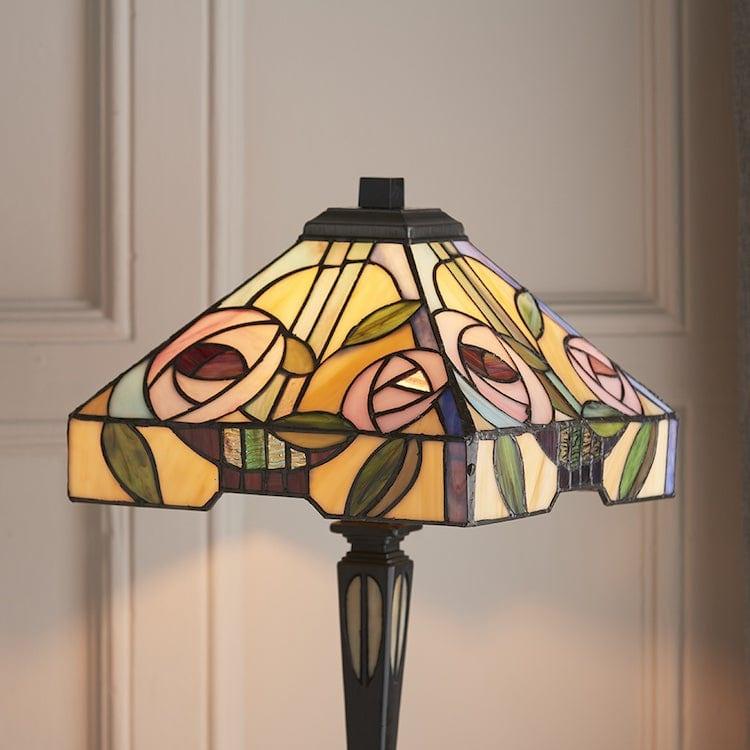 Tiffany Bedside Lamps - Willow Small Tiffany Lamp 64386