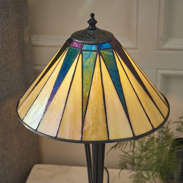 Interiors 1900 Dark Star Tiffany Table Lamp