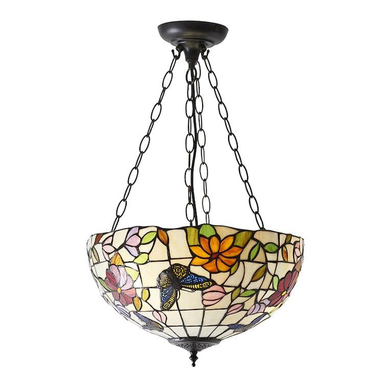 Inverted Ceiling Pendant Lights - Butterfly Medium 3 Light Inverted Pendant Ceiling Light 70745