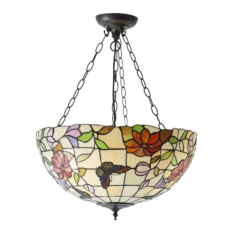 Inverted Ceiling Pendant Lights - Butterfly Large 3 Light Inverted Pendant Ceiling Light 70746
