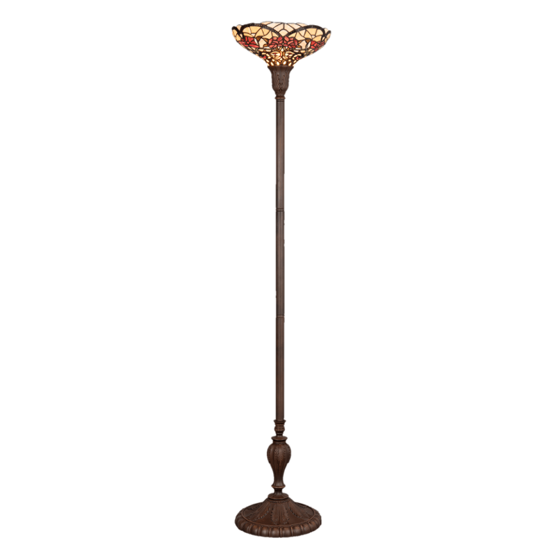 Langham Torchiere Tiffany Floor Lamp