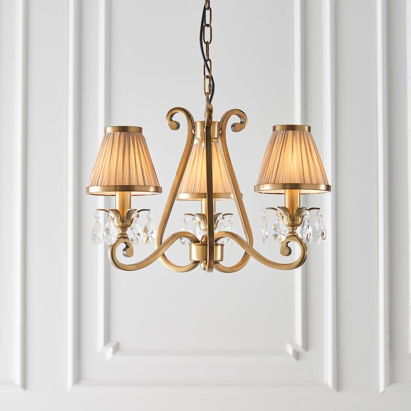 Oksana brass chandelier 63520 living room close up
