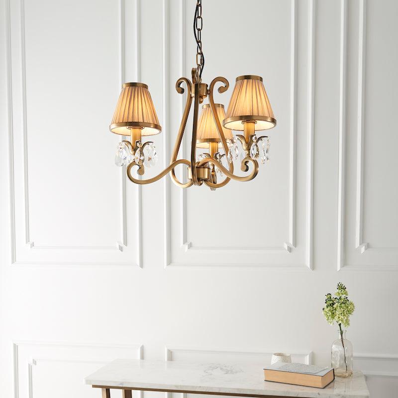 Oksana brass chandelier 63520 angle living room
