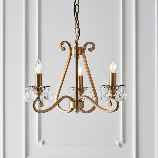 Oksana brass chandelier ul1p3b living room