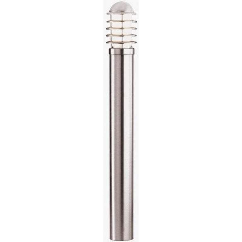 Searchlight Louvre Large Stainless Steel Outdoor Bollard Light by Searchlight Outdoor Lighting