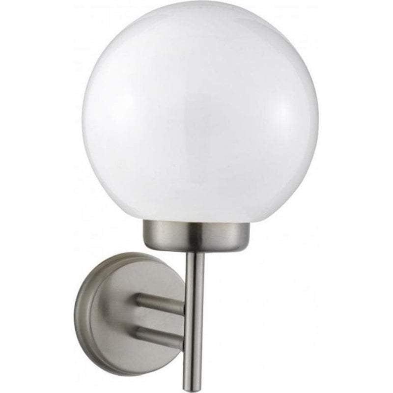 Searchlight Orb Stainless Steel Outdoor Wall Light by Searchlight Outdoor Lighting