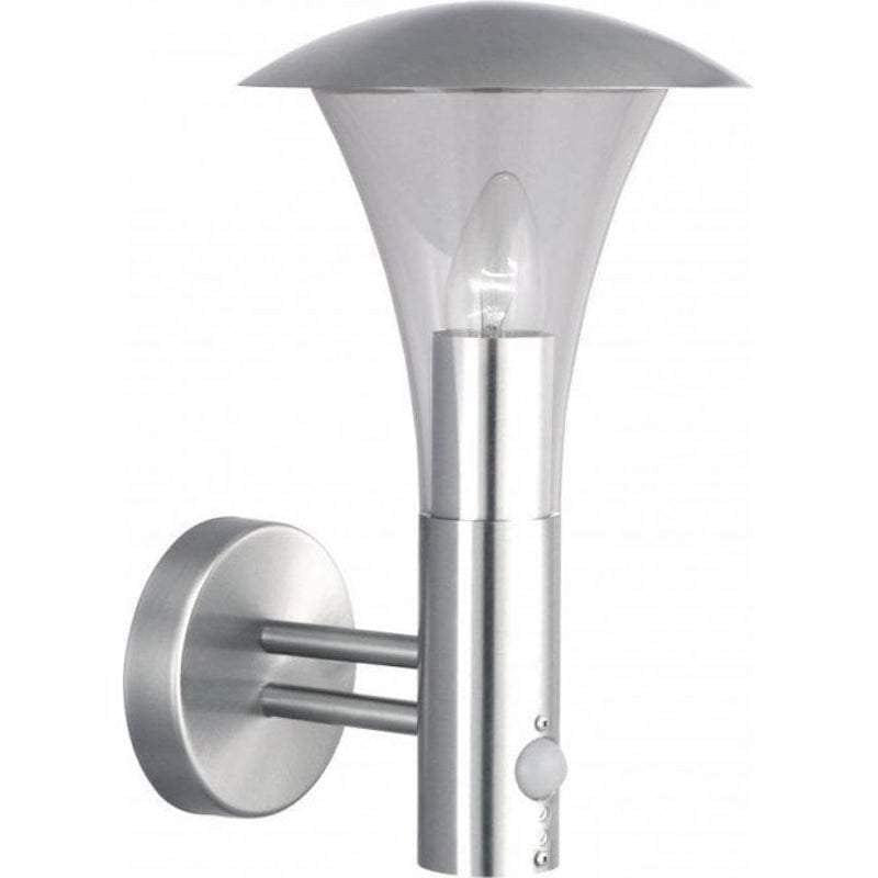 Searchlight Strand Stainless Steel Outdoor PIR Wall Light by Searchlight Outdoor Lighting