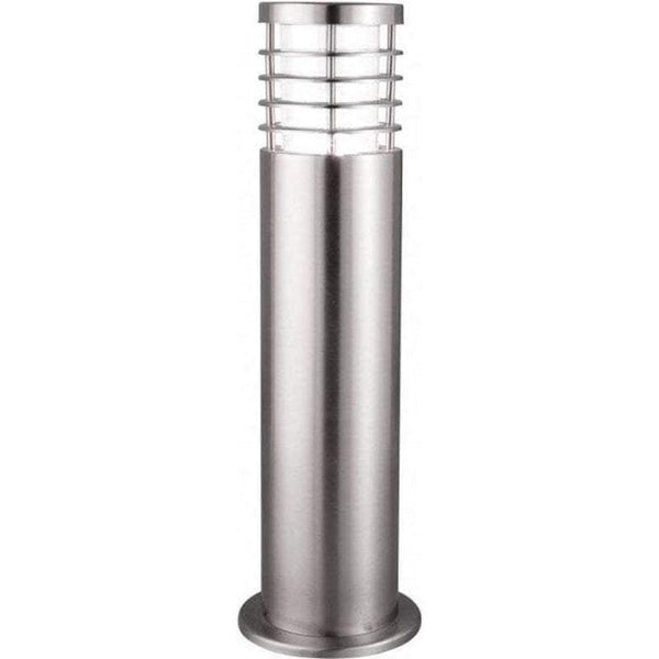 Searchlight Louvre Stainless Steel Outdoor Bollard Light by Searchlight Outdoor Lighting
