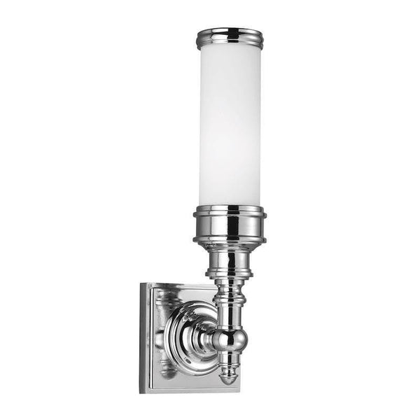 Traditional Bathroom Lights - Feiss Payne Ornate Polished Chrome Finish Bathroom Wall Light FE/PAYN-OR1 BATH