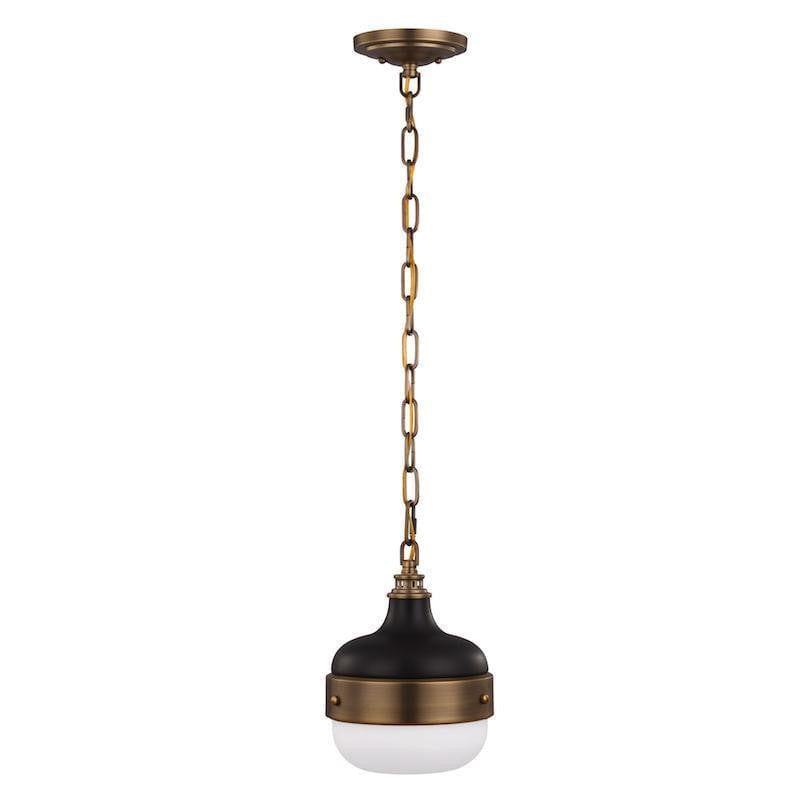 Traditional Ceiling Pendant Lights - Feiss Cadence Mini Pendant Ceiling Light FE/CADENCE/1P MB