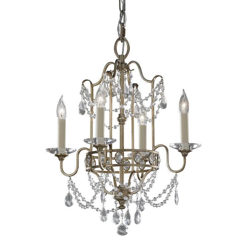 Traditional Ceiling Pendant Lights - Feiss Gianna Duo-Mount Chandelier Ceiling Light FE/GIANNA4
