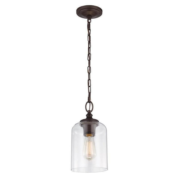 Traditional Ceiling Pendant Lights - Feiss Hounslow Mini Pendant Ceiling Light FE/HOUNSLOW/PORB