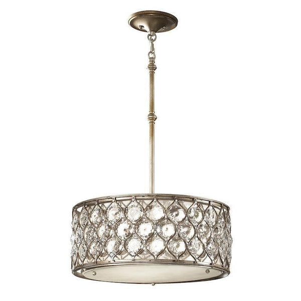 Traditional Ceiling Pendant Lights - Feiss Lucia Pendant Chandelier Ceiling Light FE/LUCIA/B