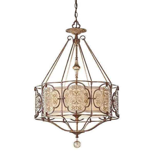 Traditional Ceiling Pendant Lights - Feiss Marcella Pendant Uplight Ceiling Light FE/MARCELLA/P