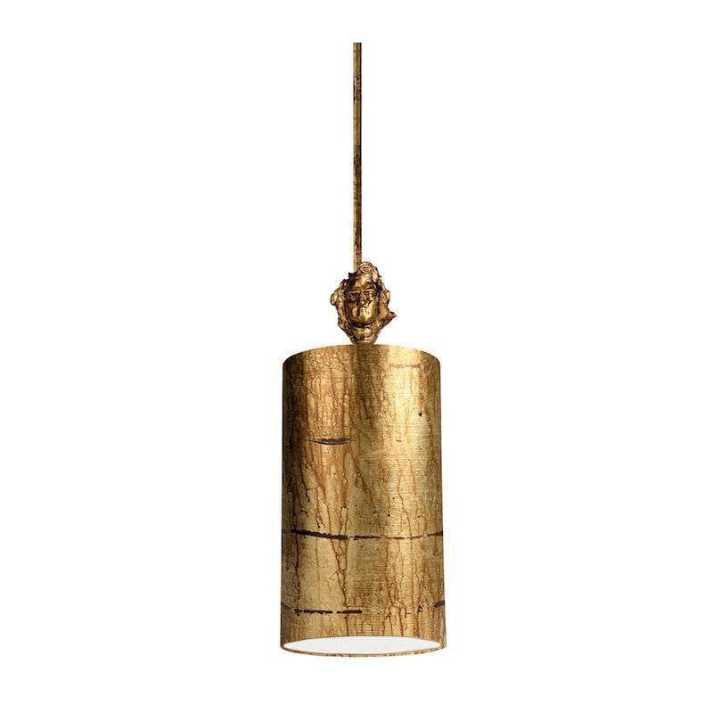 Traditional Ceiling Pendant Lights - Flambeau Fragment Gold Small Pendant Ceiling Light FB/FRAGMENT-G/PS