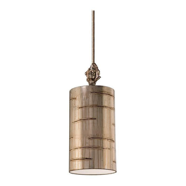Traditional Ceiling Pendant Lights - Flambeau Fragment Silver Small Pendant Ceiling Light FB/FRAGMENT-S/PS
