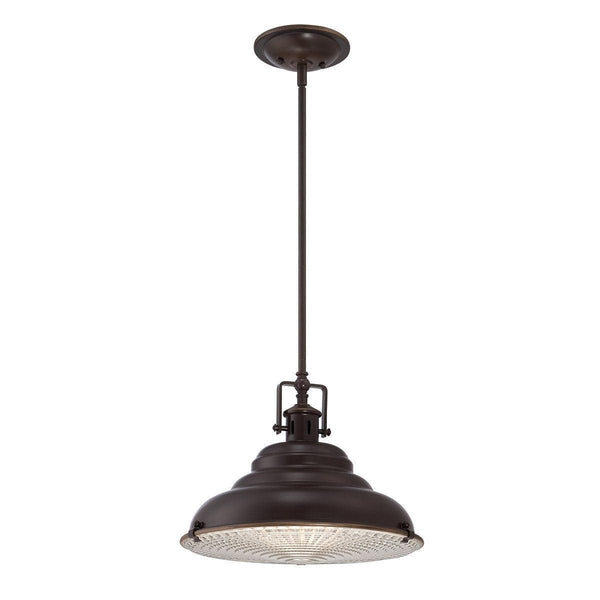 Traditional Ceiling Pendant Lights - Quoizel Eastvale Large Pendant Ceiling Light QZ/EASTVALE/P/M