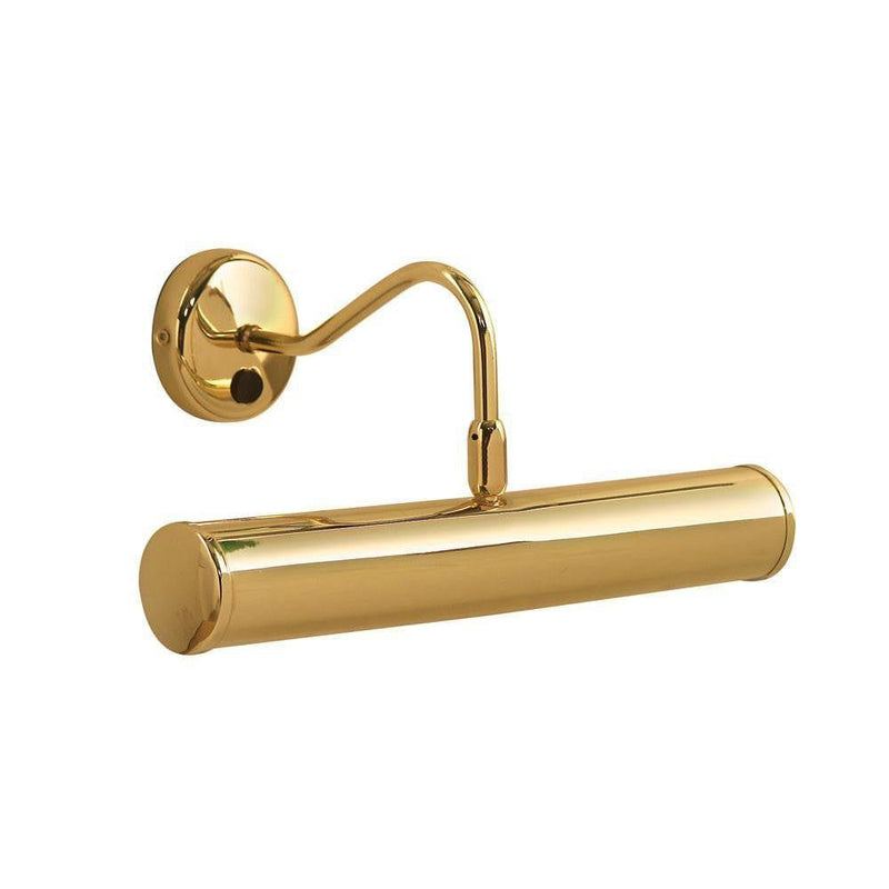 Traditional Picture Lights - Polished Brass Finish Picture Light PL BC PB By Oaks Lighting