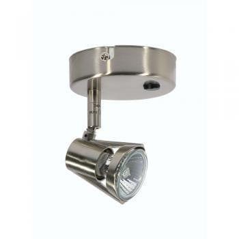 Traditional Spotlights - Romore Antique Chrome Finish Single Switched Spotlight 3101 SW AC
