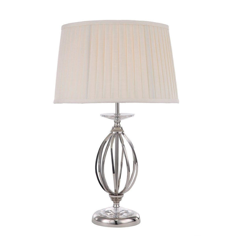 Traditional Table Lamps - Elstead Aegean Table Lamp AG/TL POL NICKEL 1