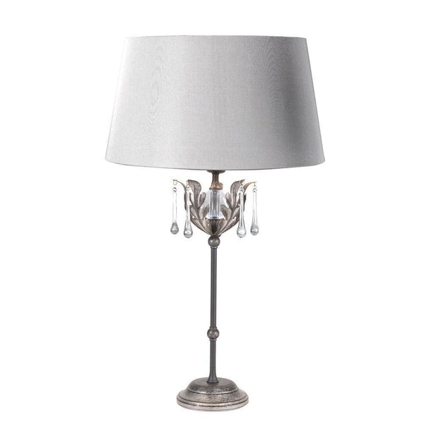 Traditional Table Lamps - Elstead Amarilli Table Lamp AML/TL BLK/SIL 1