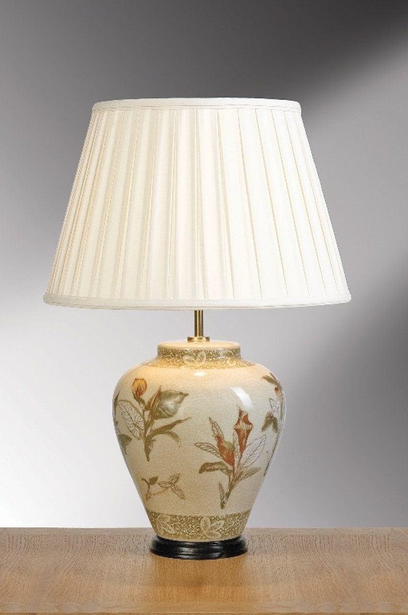 Arum Lily Ceramic Table Lamp livign room