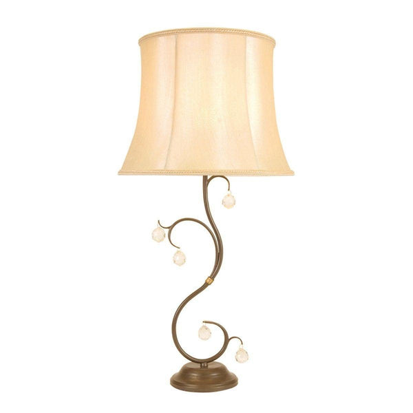 Traditional Table Lamps - Elstead Lunetta Bronze 1It Table Lamp LUN/TL BRONZE 1