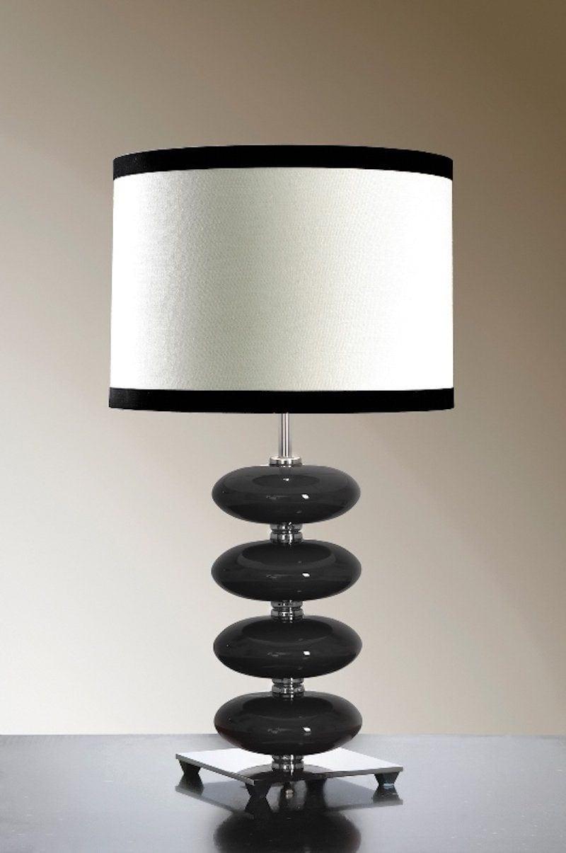 Traditional Table Lamps - Elstead Onyx Black Table Lamp LUI/ONYX BLACK & LUI/LS1003 1