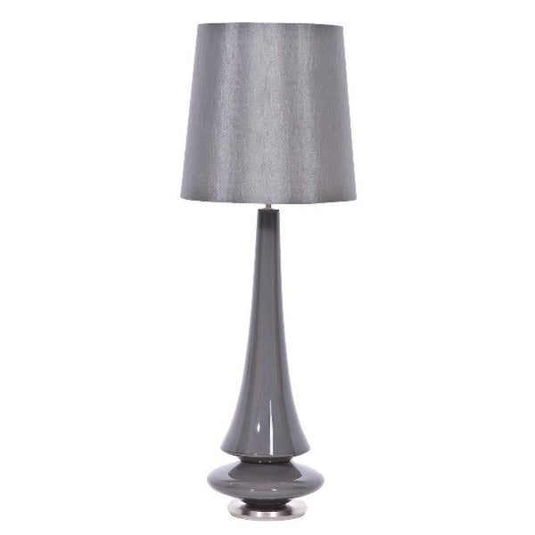 Elstead Spin Grey Ceramic Table Lamp