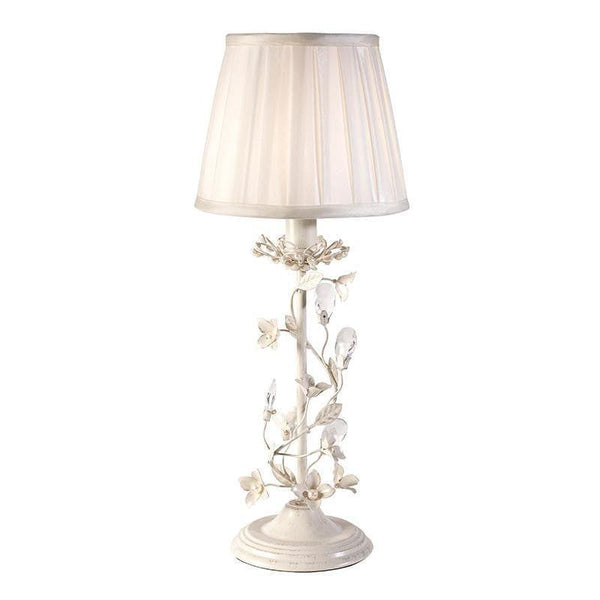 Traditional Table Lamps - Lullaby Cream And Gold Painted Table Lamp LULLABY-TLCR