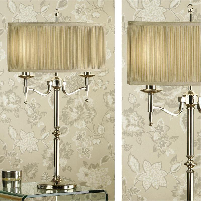 Interiors 1900 Stanford Polished Nickel Table Lamp 11