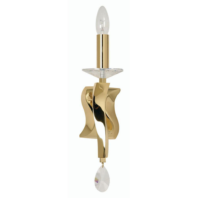 Traditional Wall Lights - Aire Cast Brass Single Wall Light With Gold Plate 719-1 GO