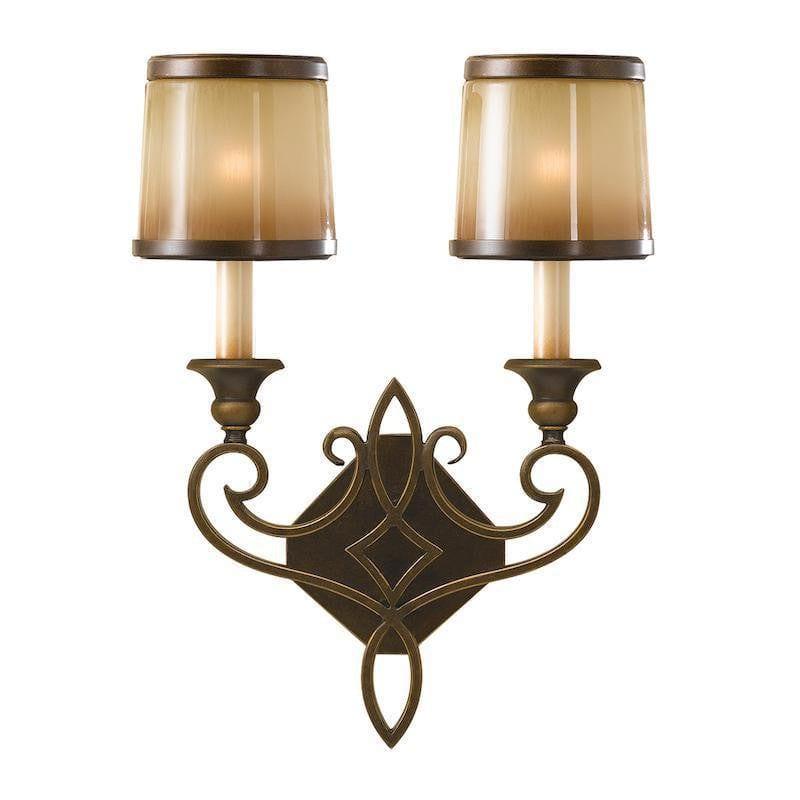 Traditional Wall Lights - Feiss Justine Wall Light FE-JUSTINE2-B 1