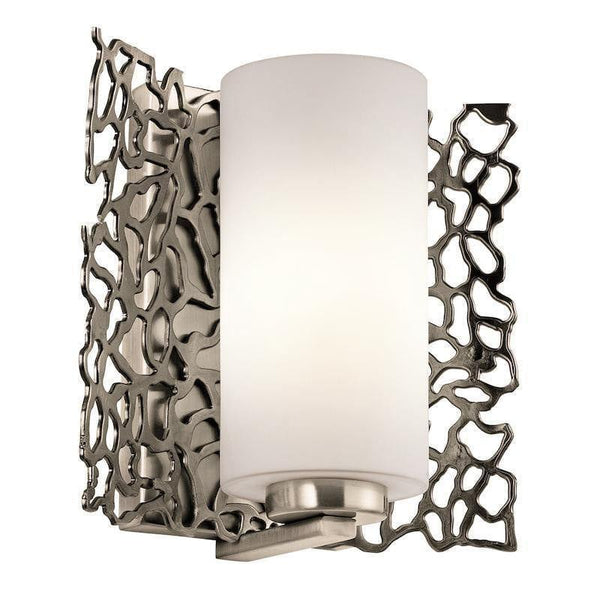 Traditional Wall Lights - Kichler Silver Coral Wall Light KL/SILCORAL1